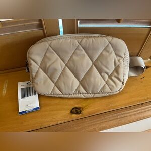 NWT Vera Bradley Outlet Essential Mini Belt Bag CARAMEL CREAM